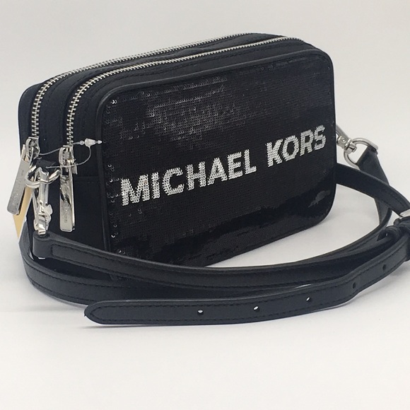 Michael Kors Handbags - MICHAEL KORS KENLY SM CAMERA XBODY BLACK MULTI